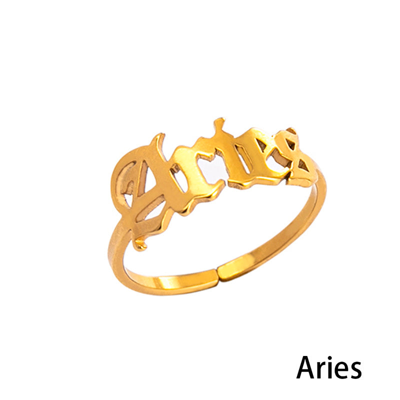 “Horoscope Fashion Ring”