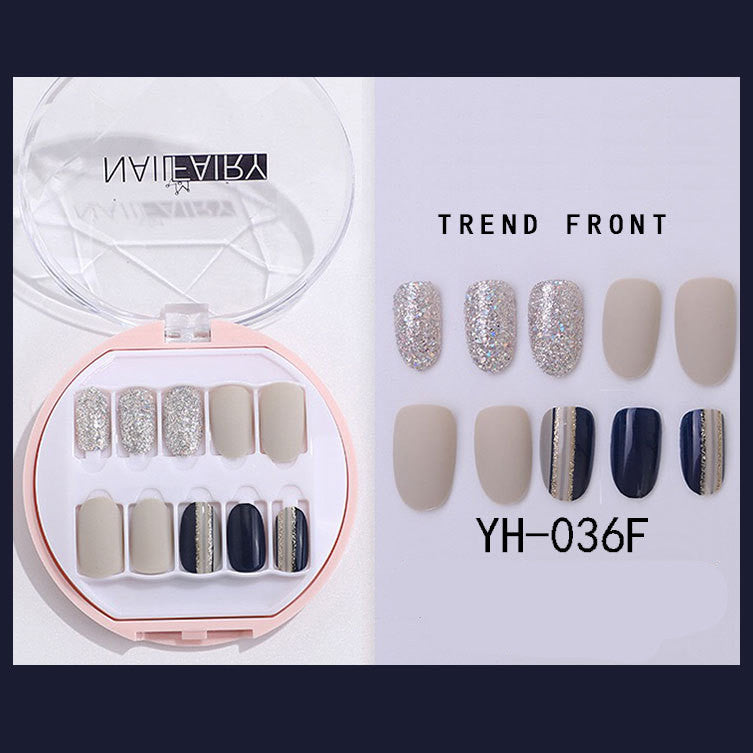 “Nail Fairy Short Square 30 Piece Fashion Nail Set”