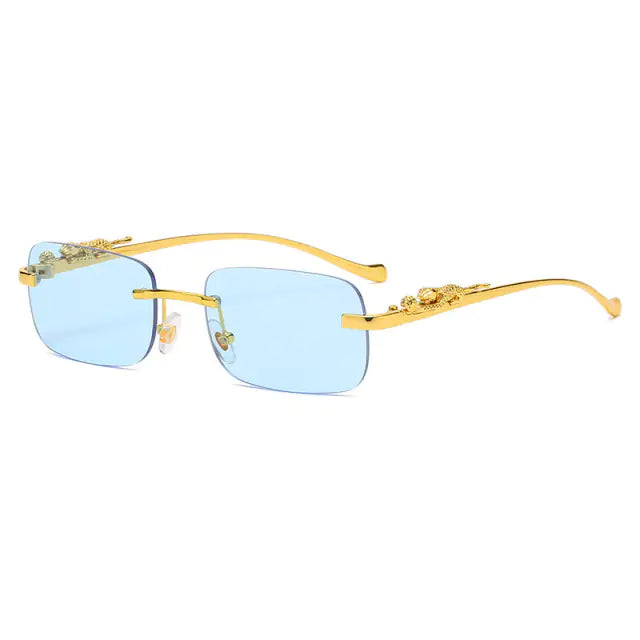 “Rimless Square Fashion Sunglasses”