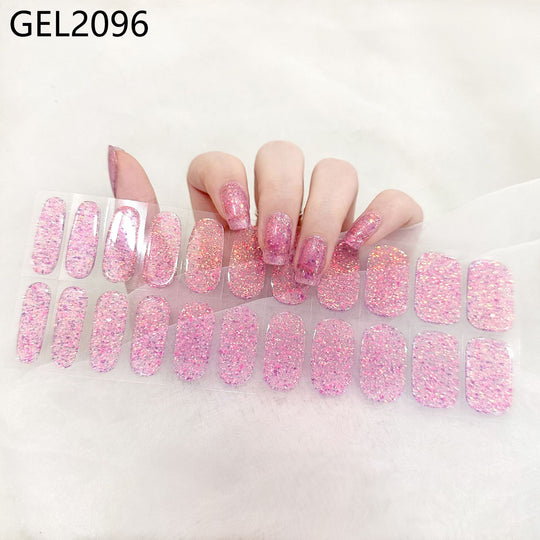 Pure Color Onion Powder Baking-free Gel Nail Art