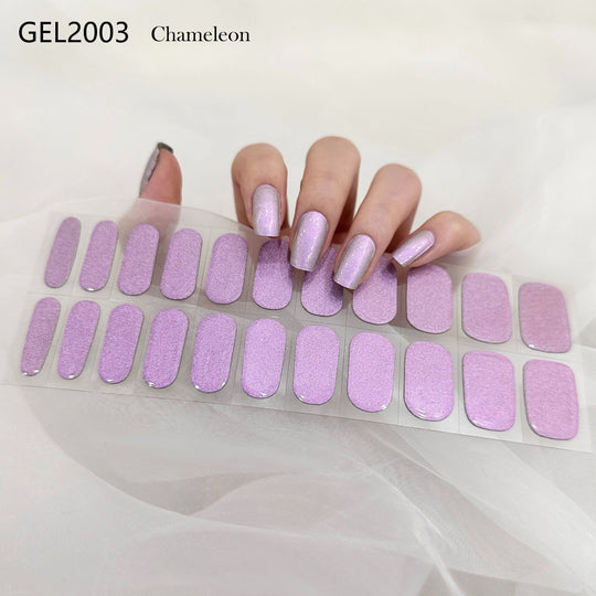 Pure Color Onion Powder Baking-free Gel Nail Art