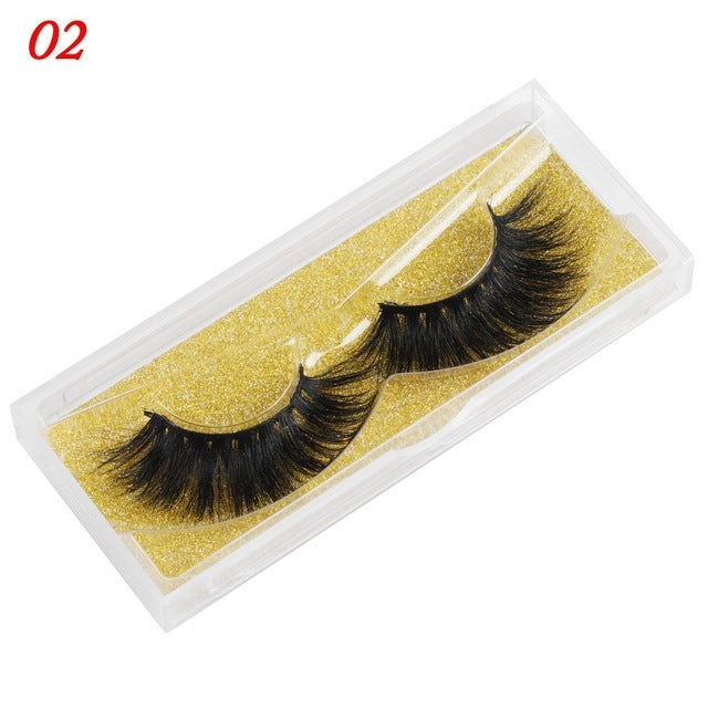 “25 mm Mink 5D Strip False Lashes”