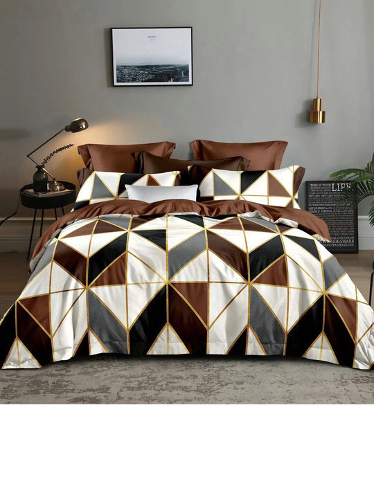 “Modern Angles 3 Piece Comforter Set”