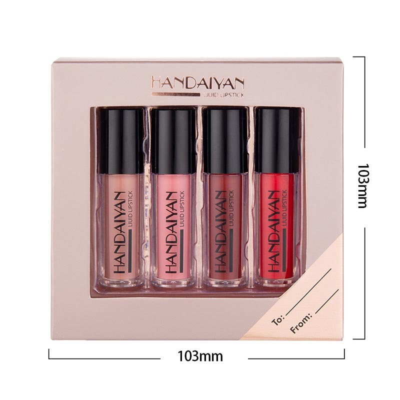 “HANDAIYAN  4 Piece Lipgloss Set”