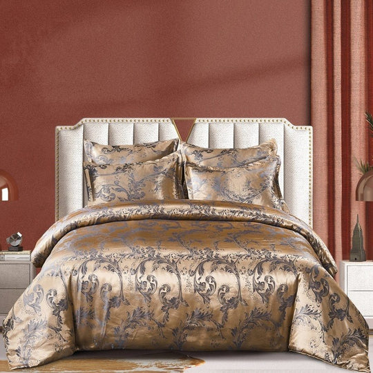 “The Duchess’s Closet Satin Comforter Set”