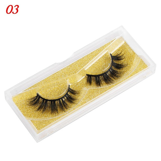 “25 mm Mink 5D Strip False Lashes”