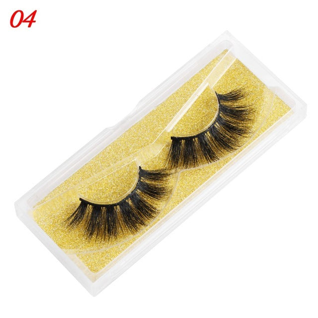 “25 mm Mink 5D Strip False Lashes”