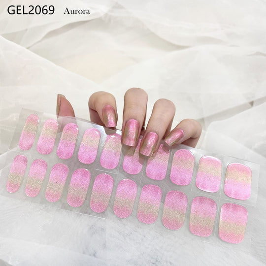 Pure Color Onion Powder Baking-free Gel Nail Art