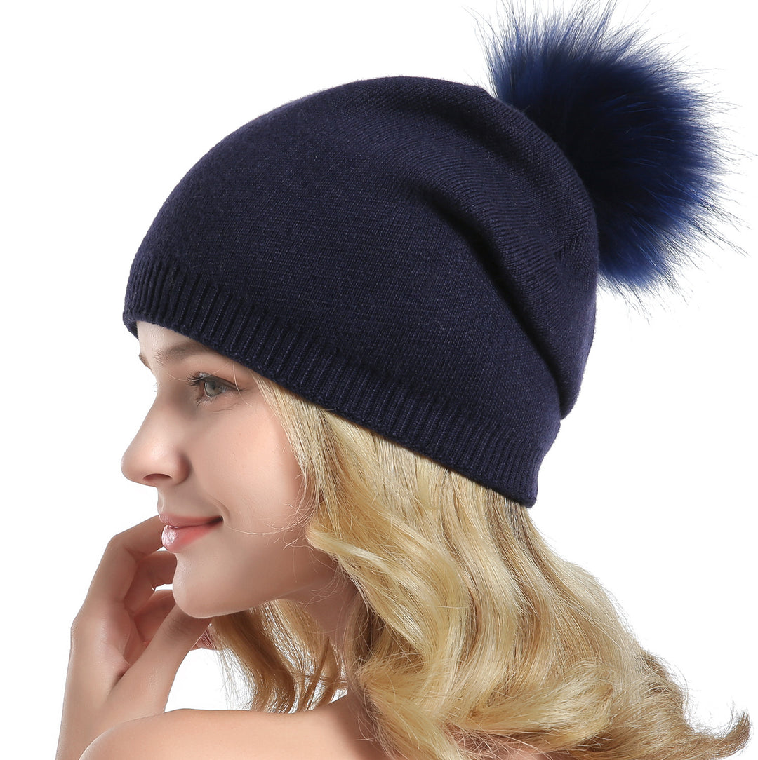 “Faux Fur Pompom Hats”