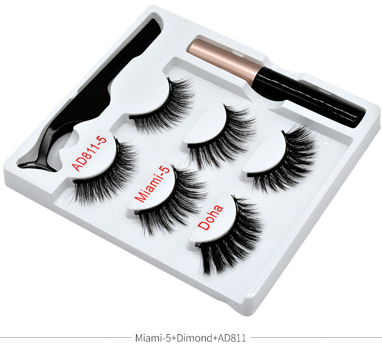 "Magnetic 3 Piece Eyelash Kit"