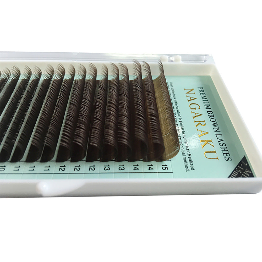 "Nagaraku Brown Grafted  Eyelashes"