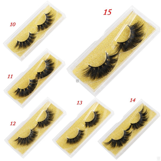 “25 mm Mink 5D Strip False Lashes”