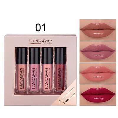 “HANDAIYAN  4 Piece Lipgloss Set”