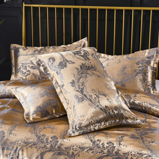 “The Duchess’s Closet Satin Comforter Set”