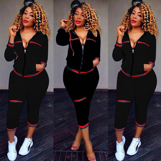 “Thandi  Cuffed Ankle Skimmer Jogger Set”