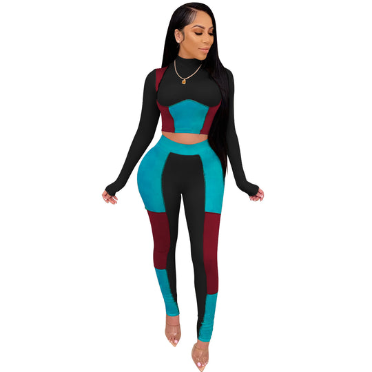 “Gladys Colorblock Legging Set”