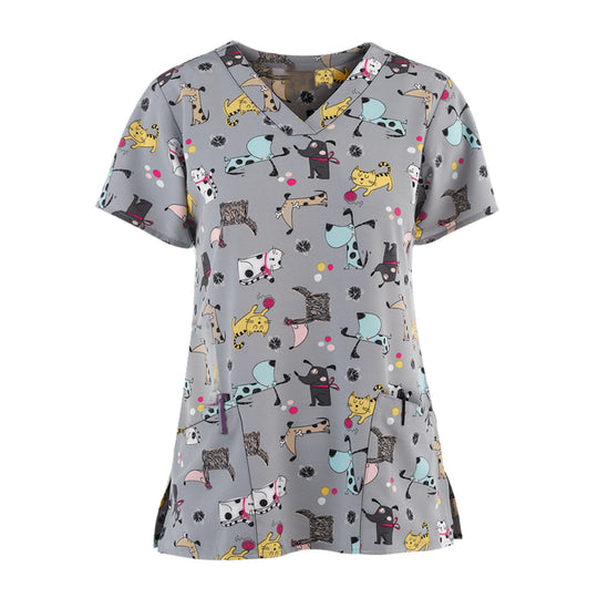 “Happiness Uniform Scrub Top”