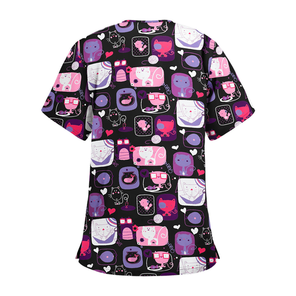 “Happiness Uniform Scrub Top”