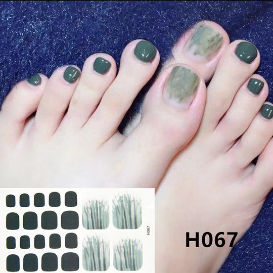 “Removable Toe Nail Fashion Stickers”