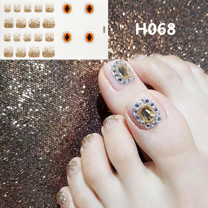 “Removable Toe Nail Fashion Stickers”