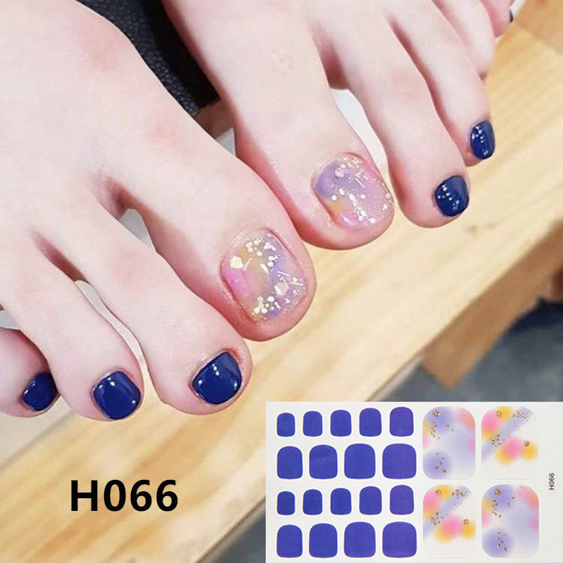 “Removable Toe Nail Fashion Stickers”