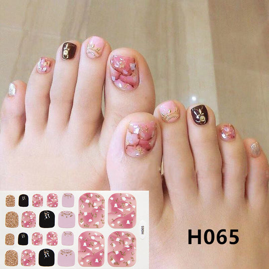 “Removable Toe Nail Fashion Stickers”