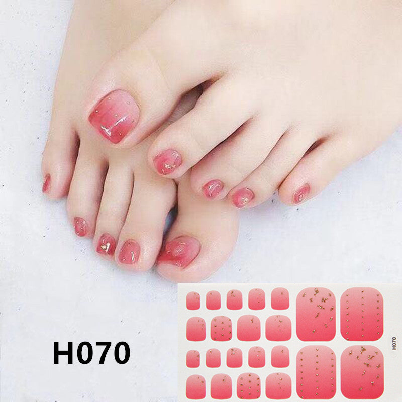 “Removable Toe Nail Fashion Stickers”