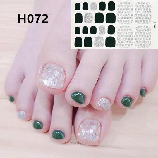 “Removable Toe Nail Fashion Stickers”