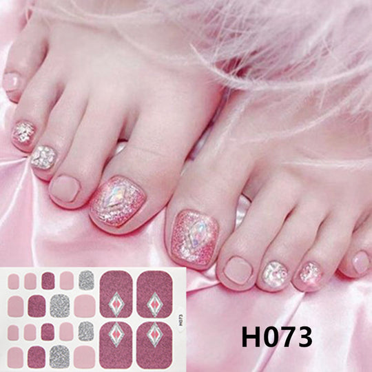 “Removable Toe Nail Fashion Stickers”