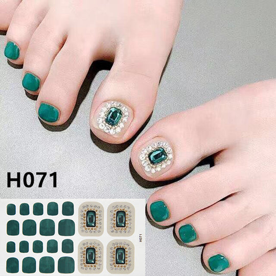 “Removable Toe Nail Fashion Stickers”