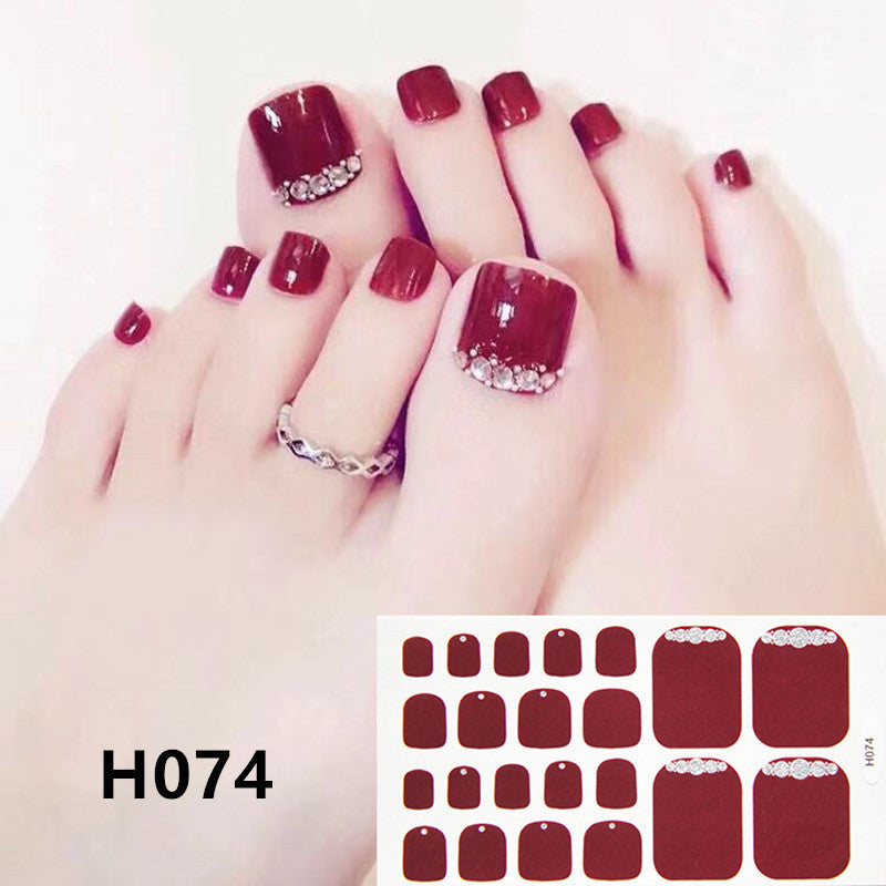 “Removable Toe Nail Fashion Stickers”