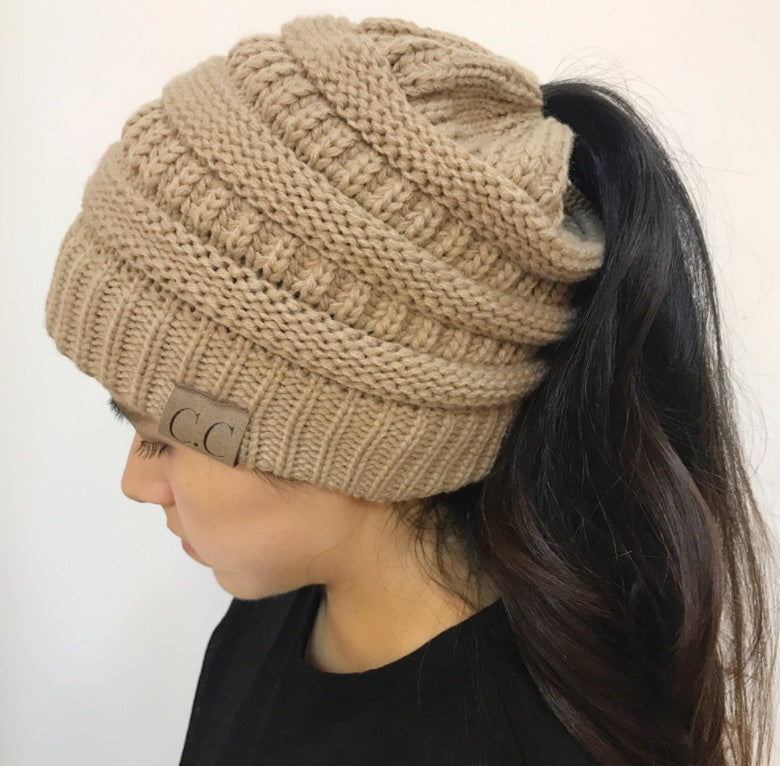 Women's Girl Stretch Knit Hat