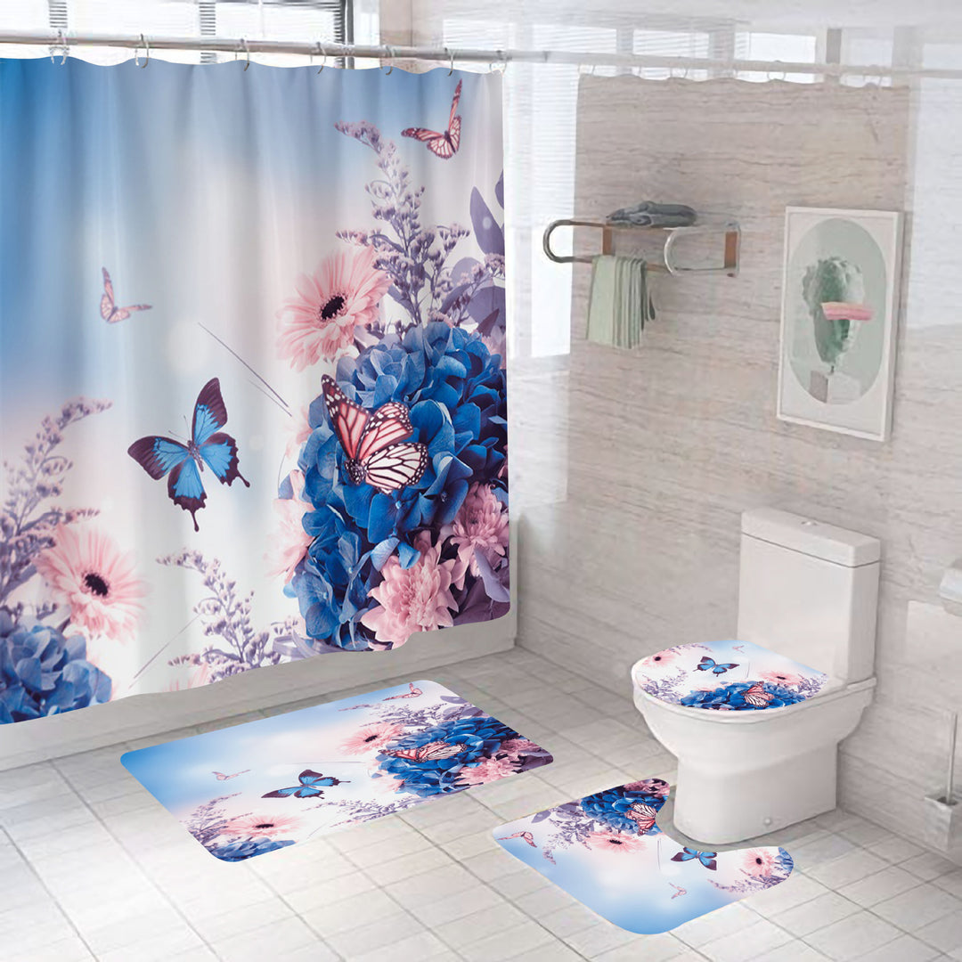 “Fantasy Butterflies 4 Piece Shower Set”