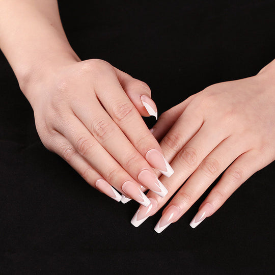 “Summertime Code Long Ballet Tip Fashion Nails”