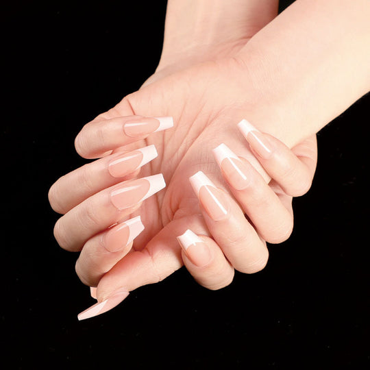 “Summertime Code Long Ballet Tip Fashion Nails”