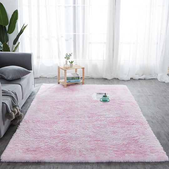 "Long Hair Tie-Dyed Fluffy Area Rug"