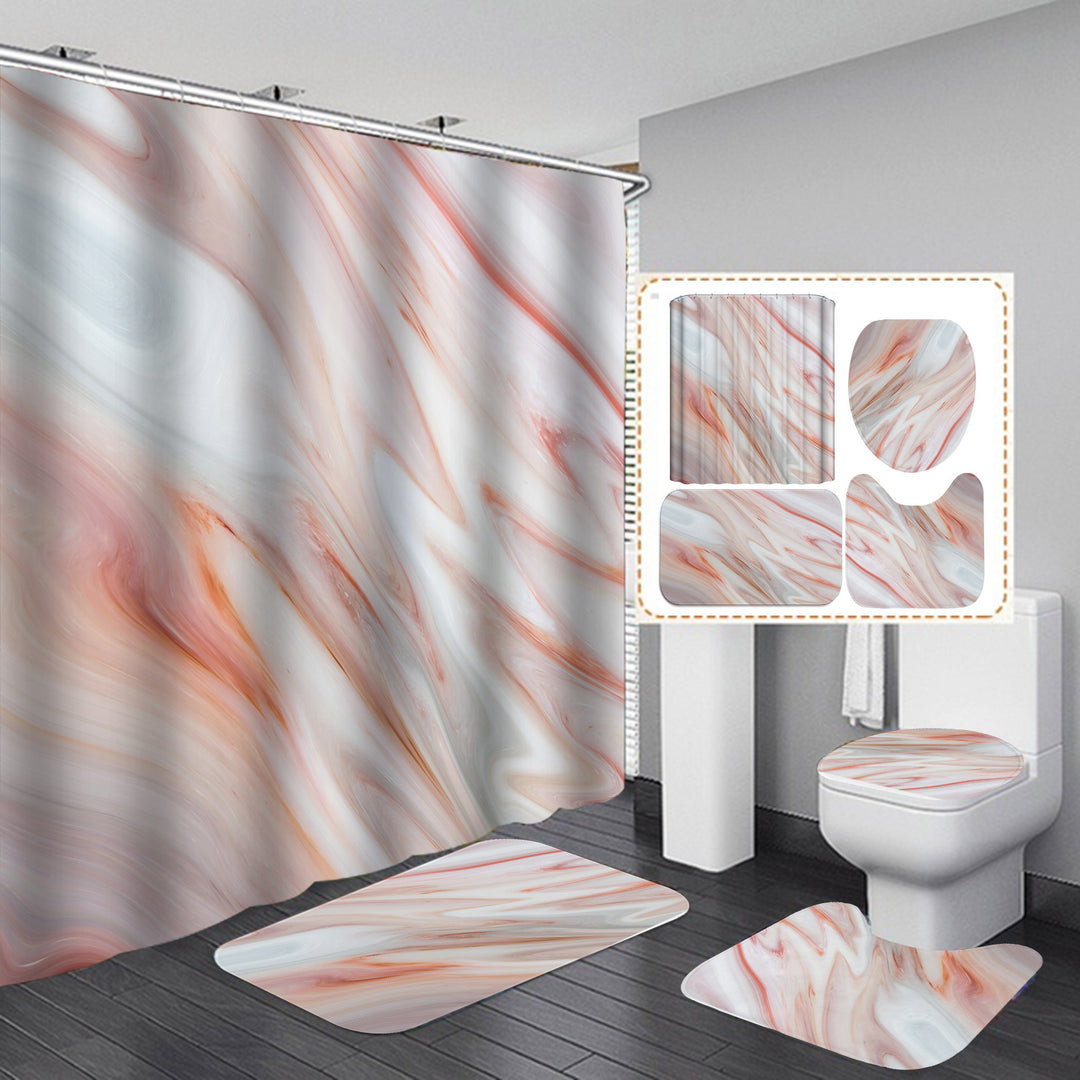 “Abstract Marble 4 Piece Bathroom Set”