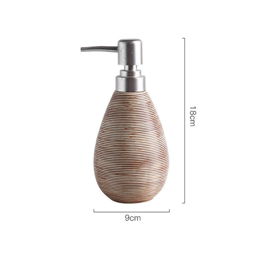 “Textured Ceramic Soap Pump”