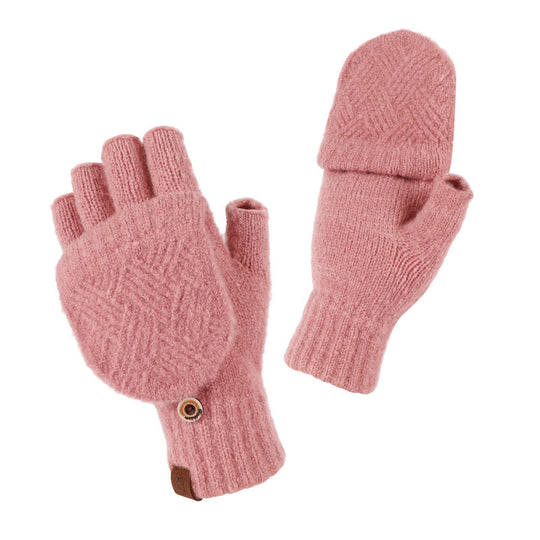 “Knitted Flip Gloves”