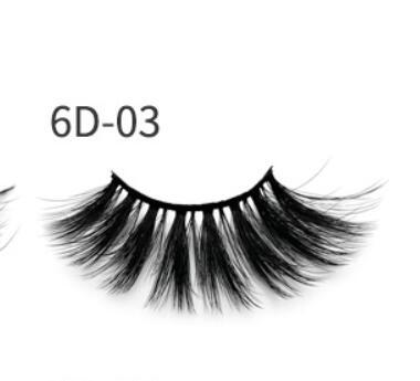 “25mm Mink 6D Strip False Lashes”