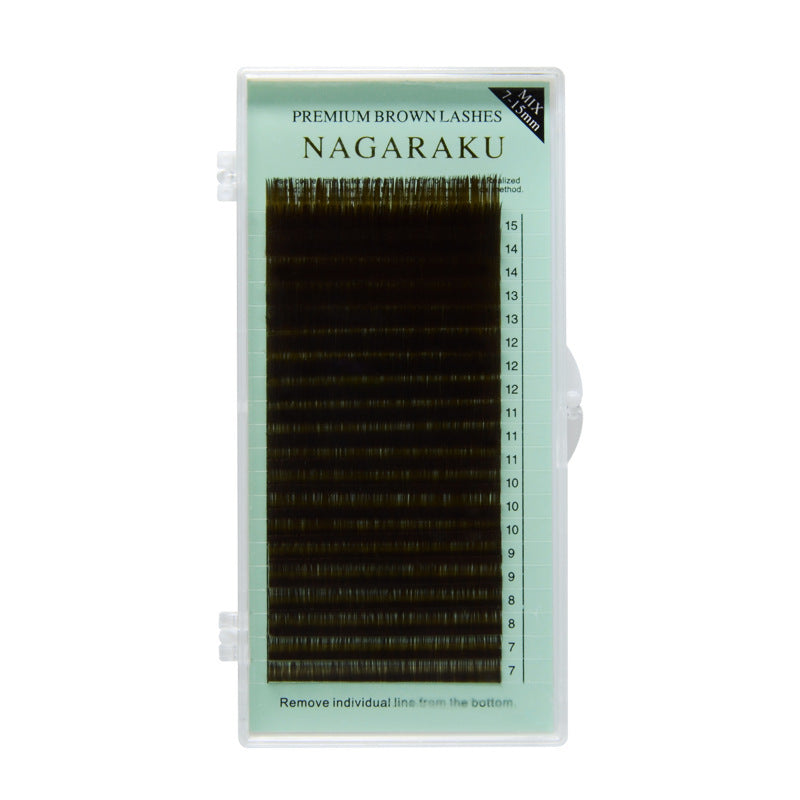 "Nagaraku Brown Grafted  Eyelashes"