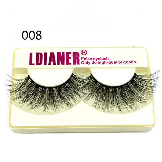 “25 mm Mink 5D Strip False Lashes”