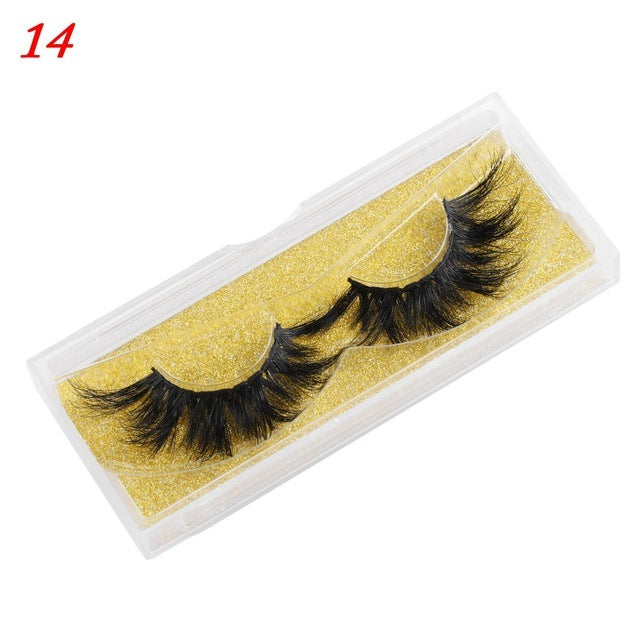 “25 mm Mink 5D Strip False Lashes”