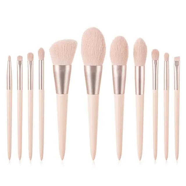 "11 Piece Makeup Brush Set"