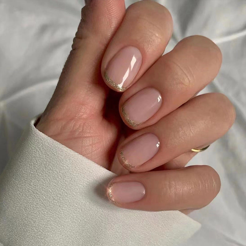 "Sophisticated Elegance False Nails"