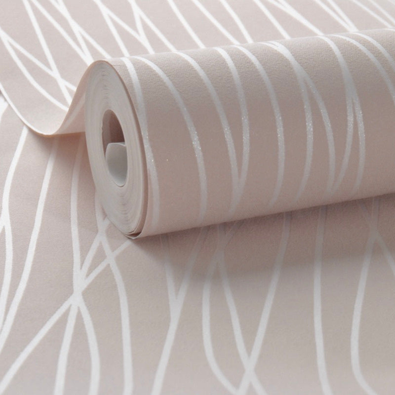 Modern Simple Solid Color Non-woven Self-adhesive Wallpaper