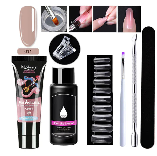 "Mobray Poly Gel Nail Kit"