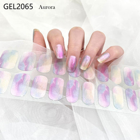 Pure Color Onion Powder Baking-free Gel Nail Art