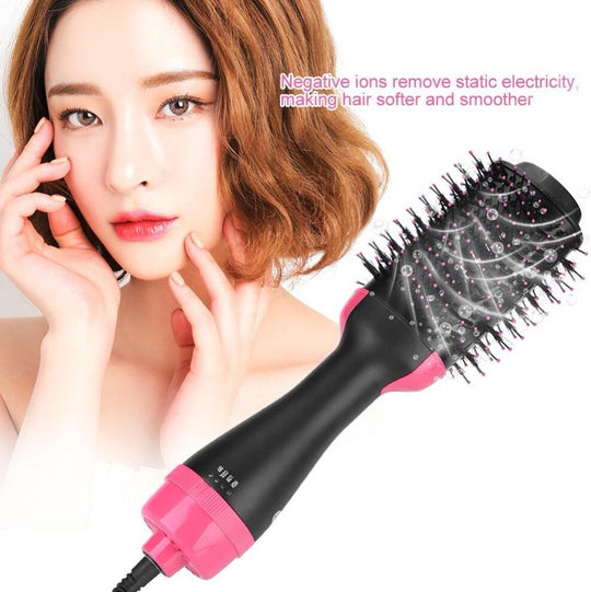 “One-Step Electric Hair Dryer Brush”