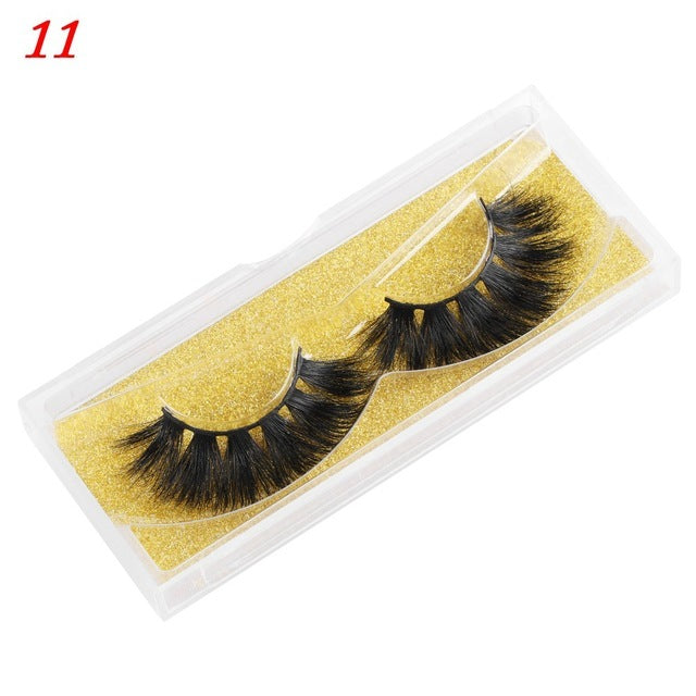 “25 mm Mink 5D Strip False Lashes”